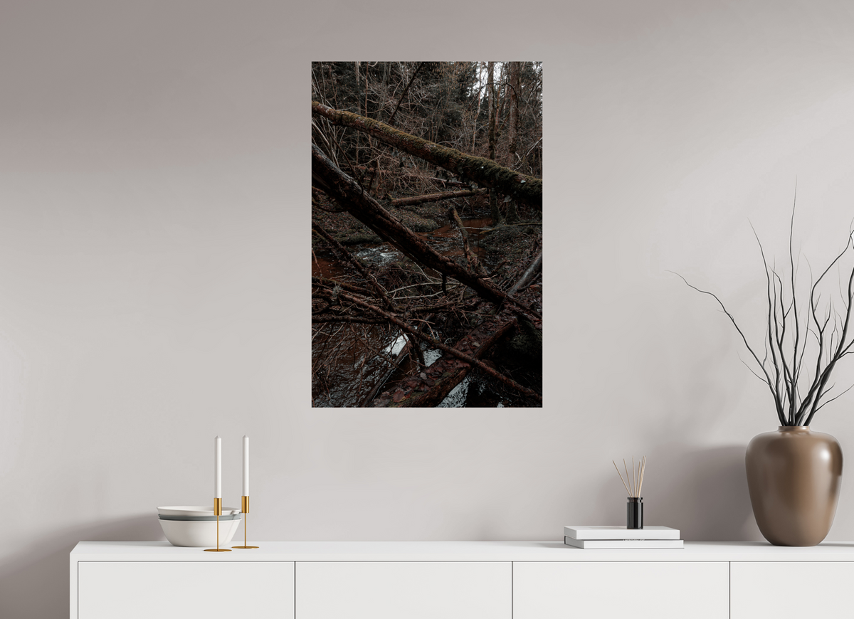 60 x 90 cm, Poster Fuji Crystal Pearl metallise L'enchevêtrement