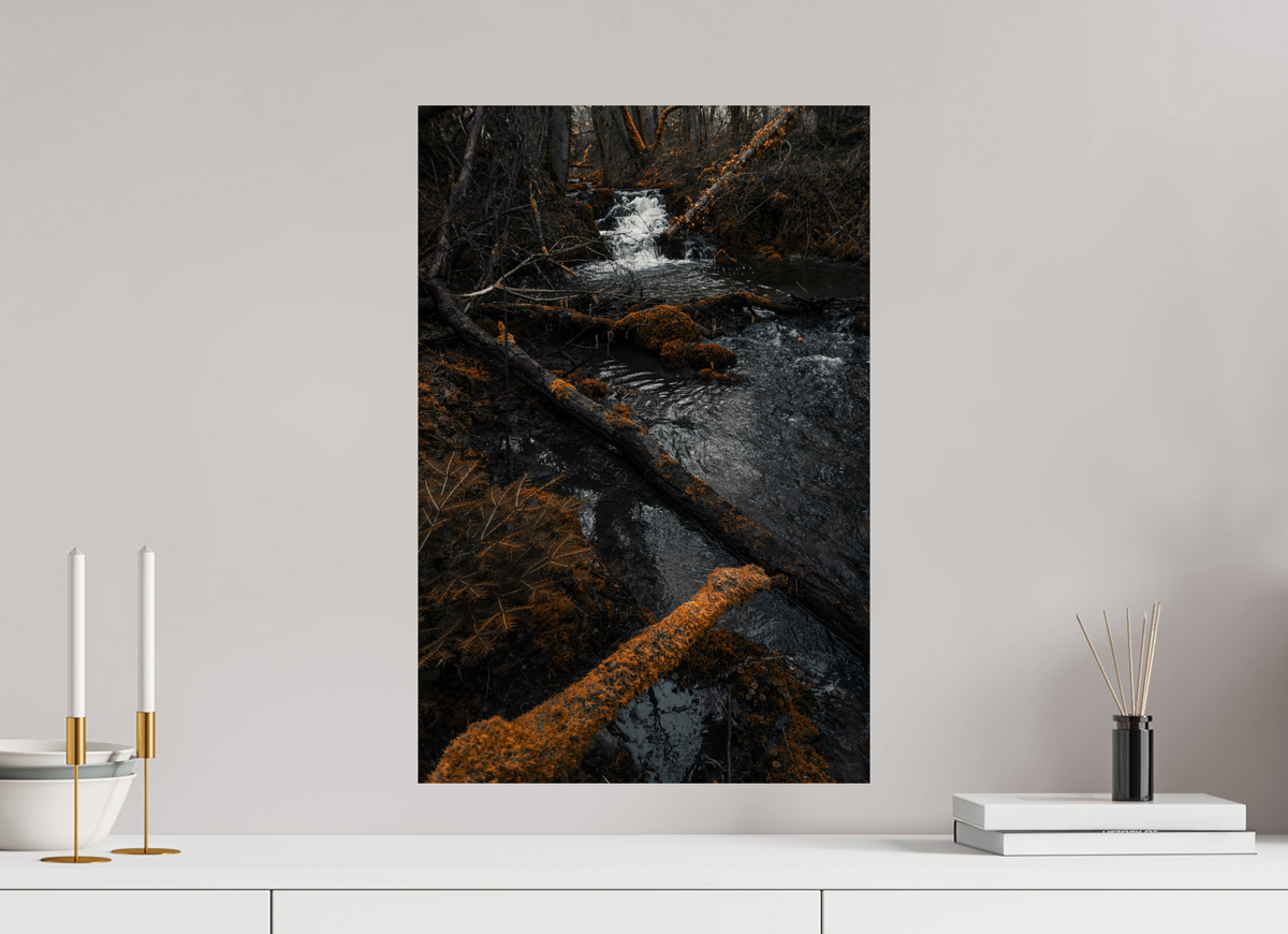 40 x 60 cm, Poster Fuji Crystal Pearl metallise Le torrent doré