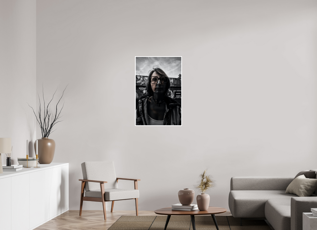 60 x 90 cm, Shopify Riom au crépuscule — double exposition