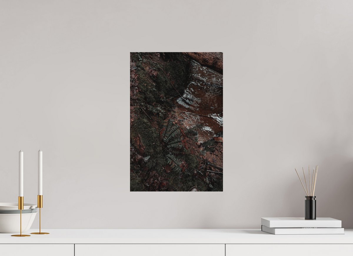 30 x 45 cm, Poster Fuji Crystal DP II mat La fougère et l'eau rousse