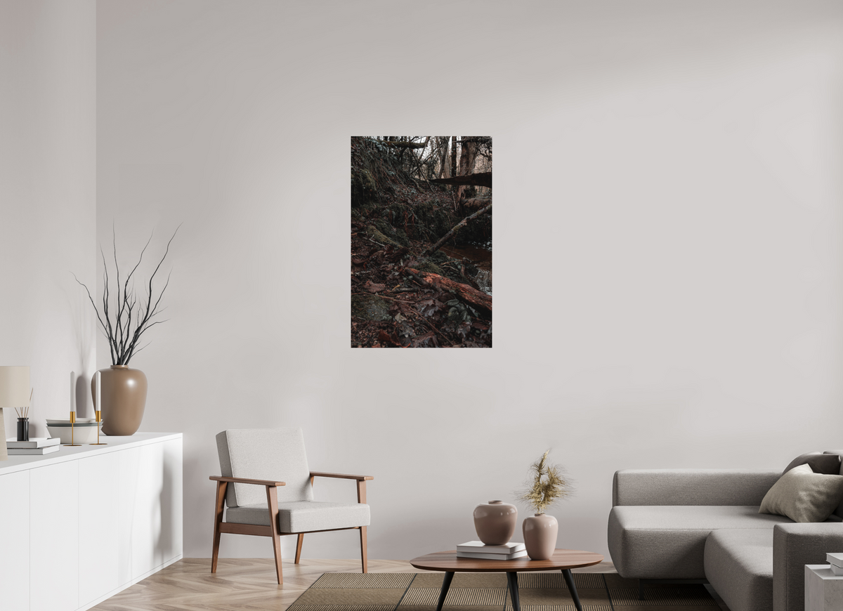 70 x 105 cm, Poster Fuji Crystal DP II mat Le sentier du ruisseau