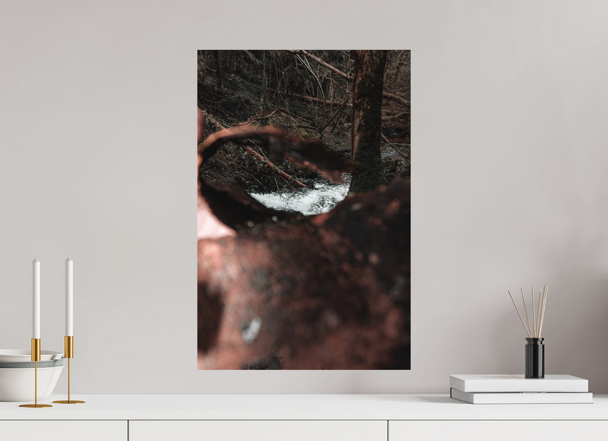 40 x 60 cm, Poster Fuji Crystal DP II mat La cascade dans l'écorce