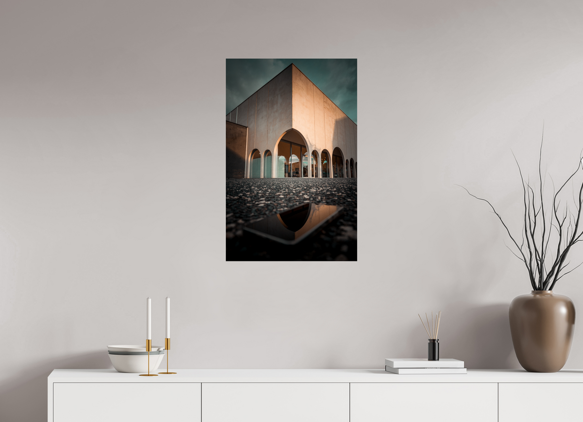 50 x 77,3 cm, Poster Fuji Crystal Pearl metallise Arcadia, le reflet