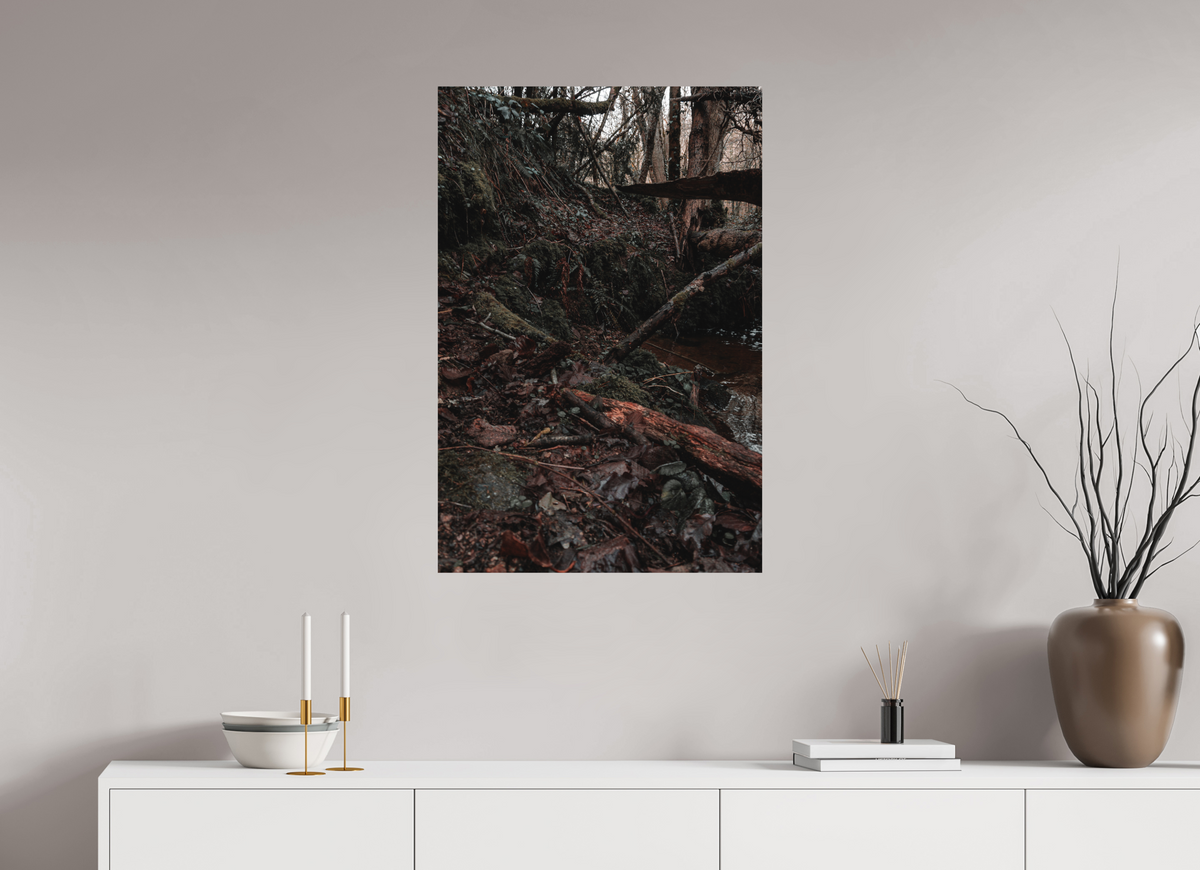 60 x 90 cm, Poster Fuji Crystal DP II mat Le sentier du ruisseau