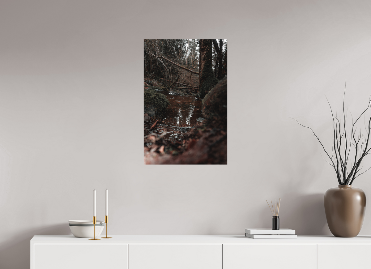 50 x 75 cm, Poster Fuji Crystal DP II mat Le ruisseau caché