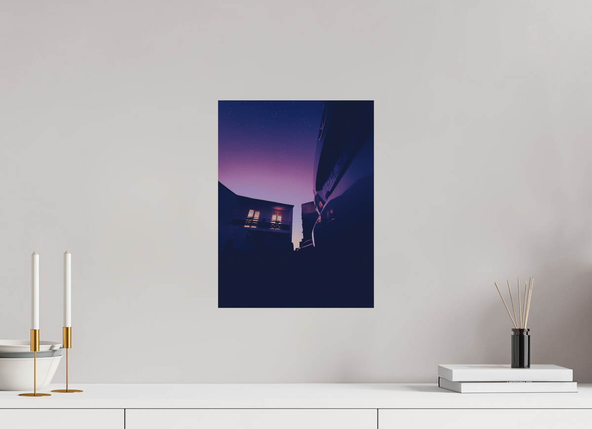 30 x 40 cm, Poster Fuji Crystal DP II mat La maison bleue