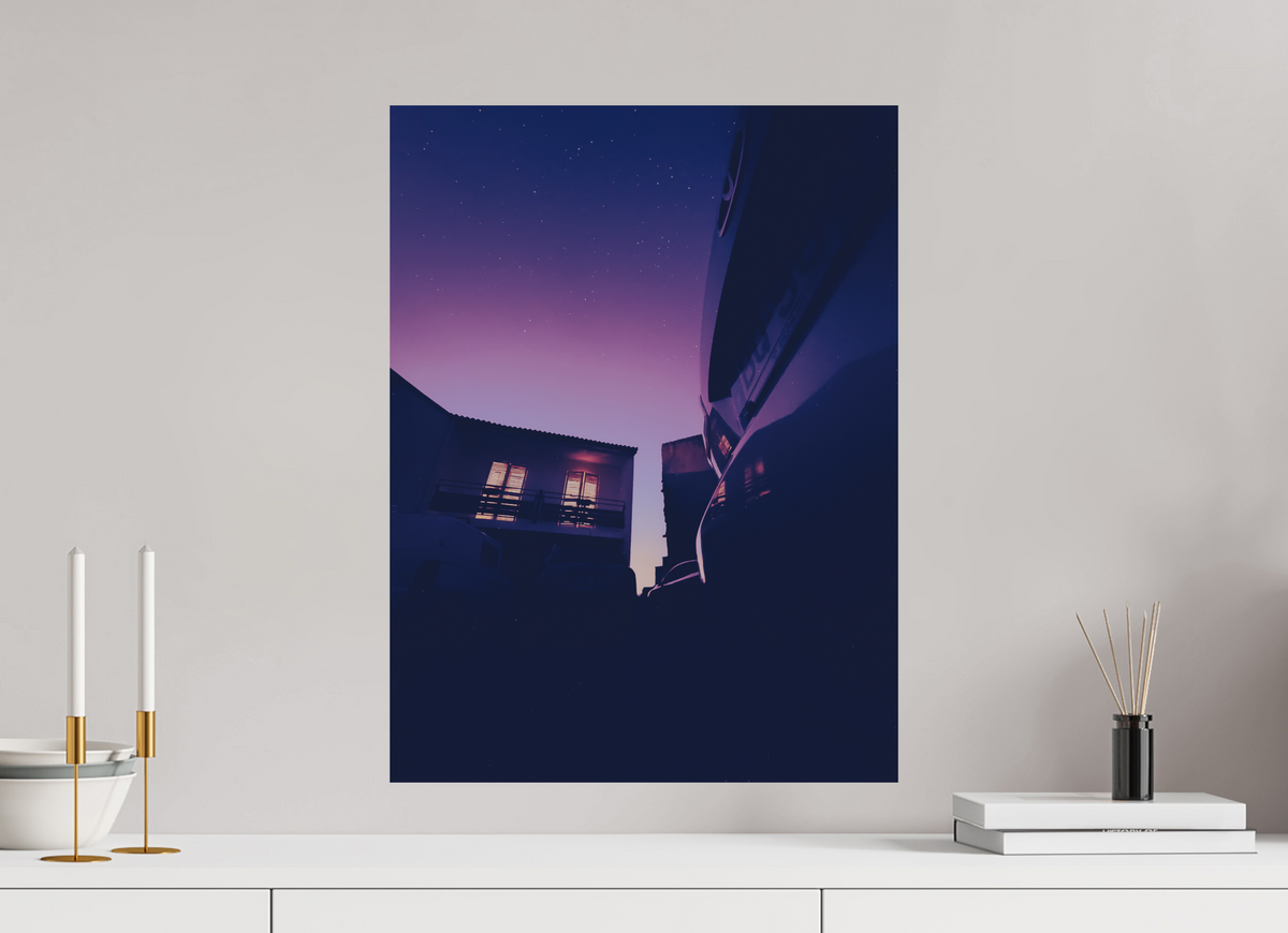 45 x 60 cm, Poster Fuji Crystal DP II mat La maison bleue