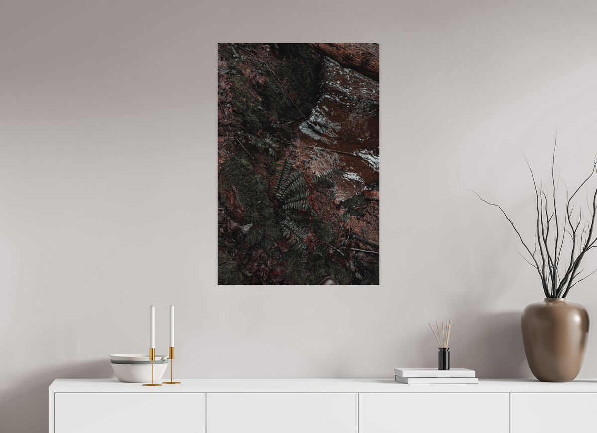 60 x 90 cm, Poster Fuji Crystal DP II mat La fougère et l'eau rousse