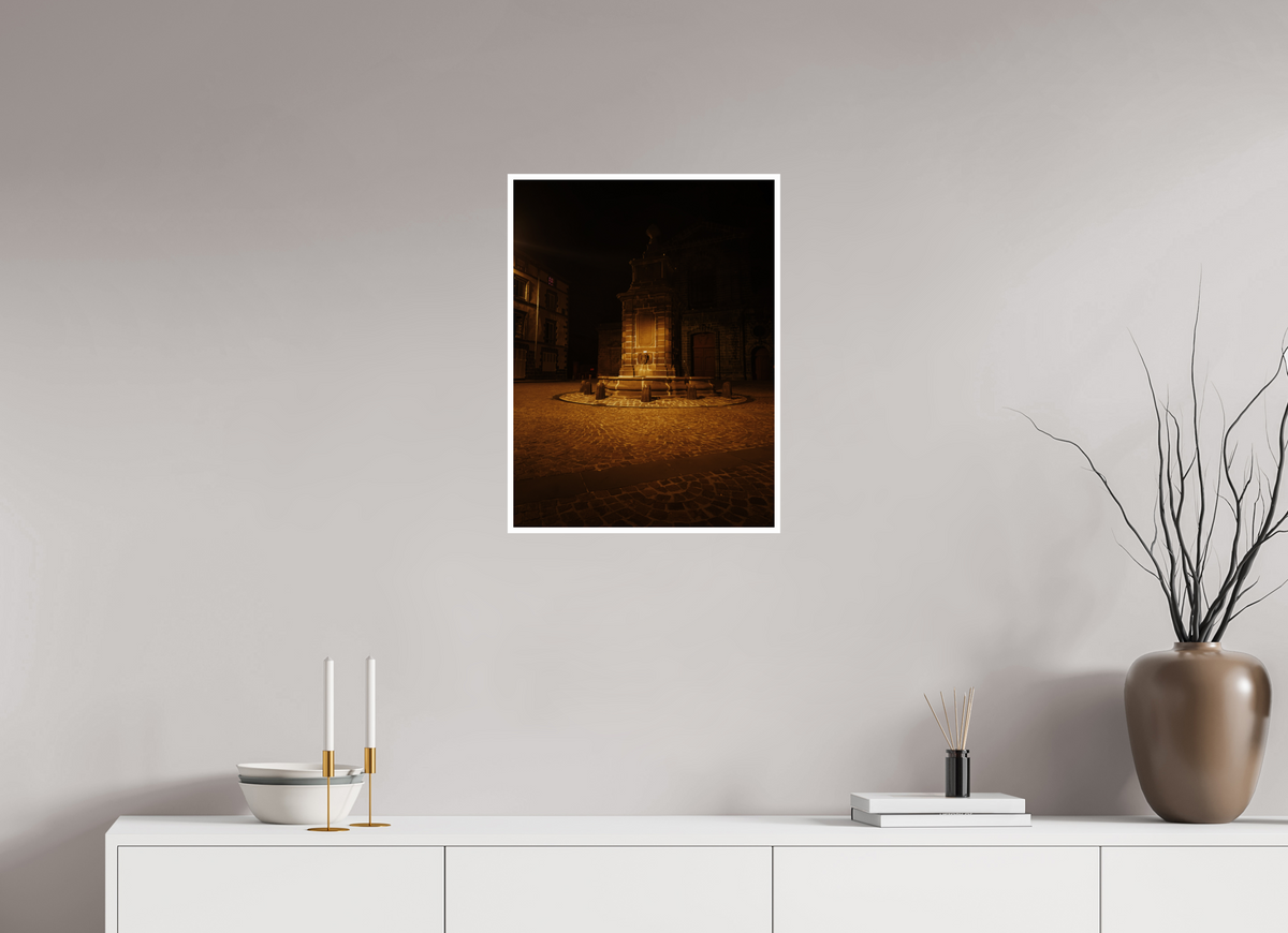 45 x 60 cm, Shopify Riom, fontaine de nuit