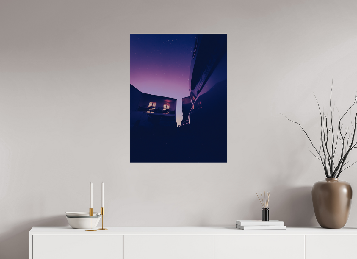 60 x 80 cm, Poster Fuji Crystal Pearl metallise La maison bleue