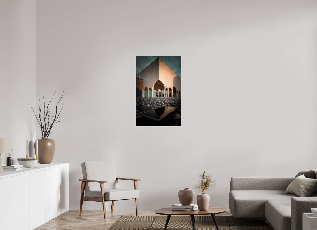 60 x 92,7 cm, Poster Fuji Crystal Pearl metallise Arcadia, le reflet