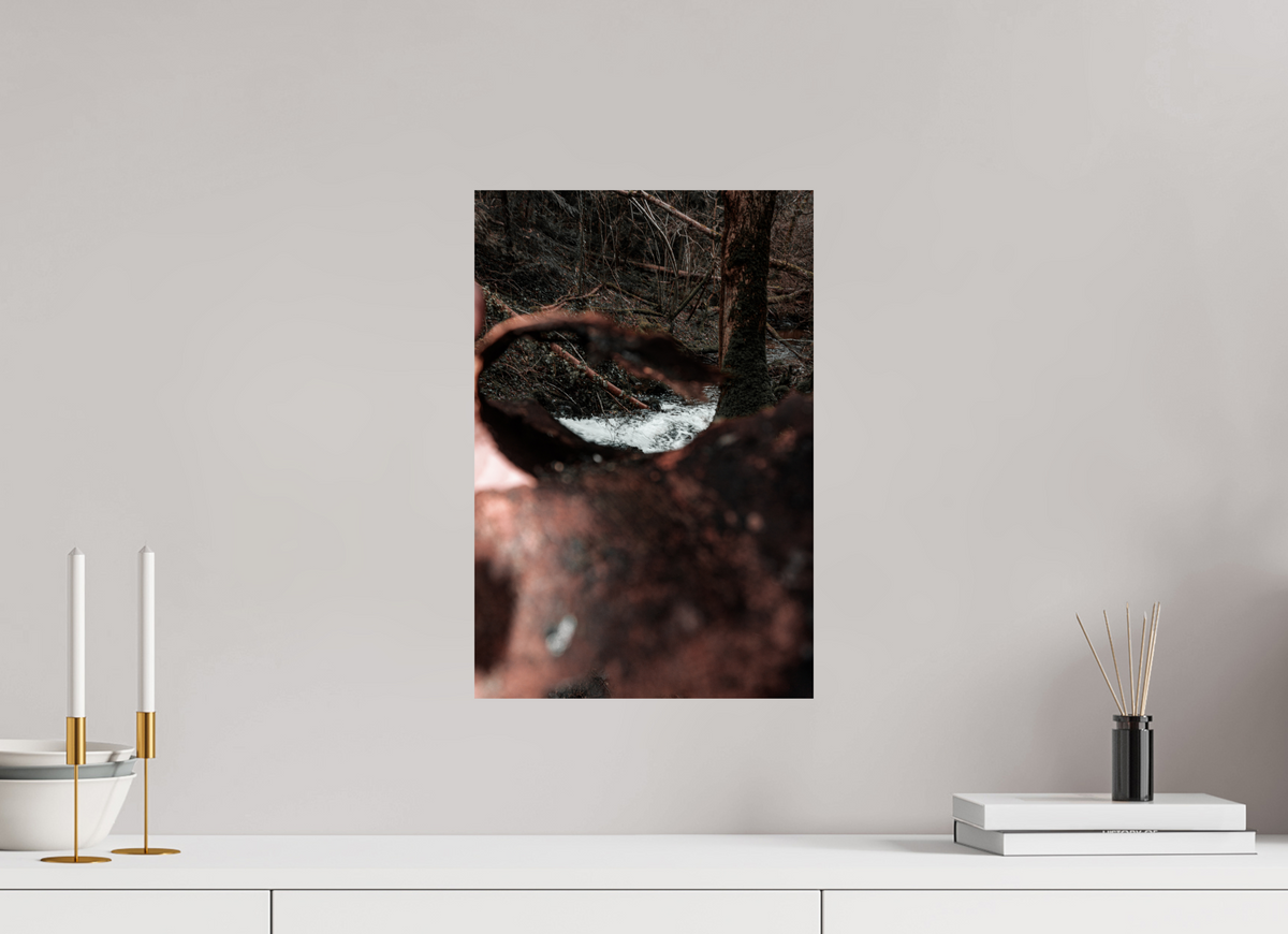 30 x 45 cm, Poster Fuji Crystal Pearl metallise La cascade dans l'écorce