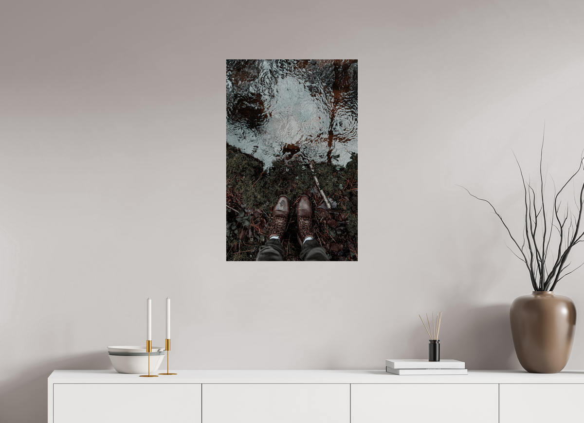 50 x 76,8 cm, Poster Fuji Crystal Pearl metallise Au bord de l'eau