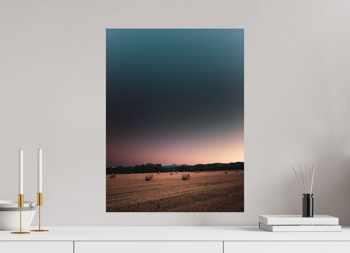 45 x 60 cm, Poster Fuji Crystal DP II mat Les bottes de foin