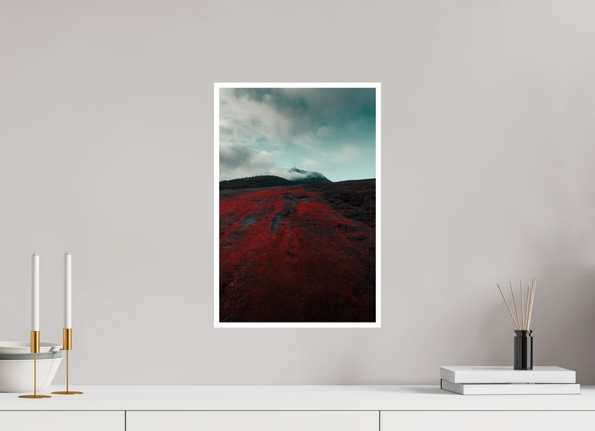 30 x 45 cm, Shopify Entre le Pariou et le puy de Dôme, sentier de lave