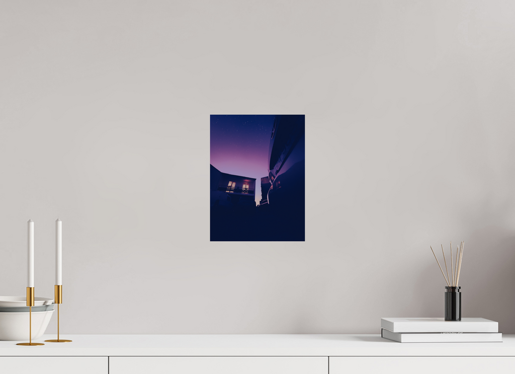 21 x 28 cm, Poster Fuji Crystal Pearl metallise La maison bleue