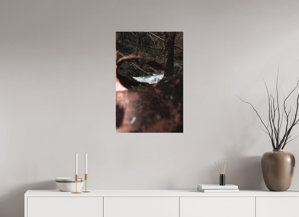 50 x 75 cm, Poster Fuji Crystal DP II mat La cascade dans l'écorce
