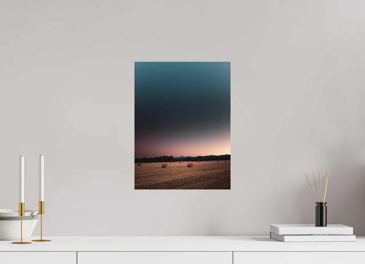 30 x 40 cm, Poster Fuji Crystal DP II mat Les bottes de foin