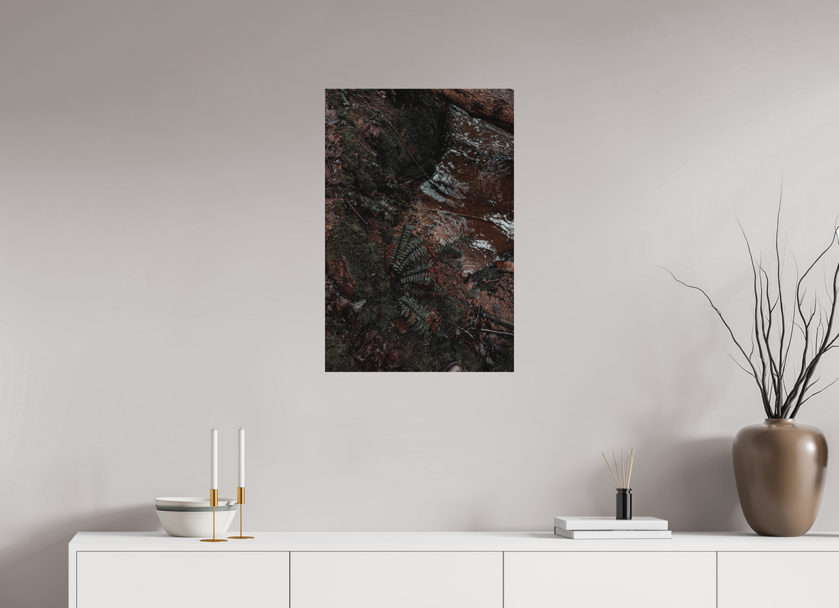 50 x 75 cm, Poster Fuji Crystal DP II mat La fougère et l'eau rousse