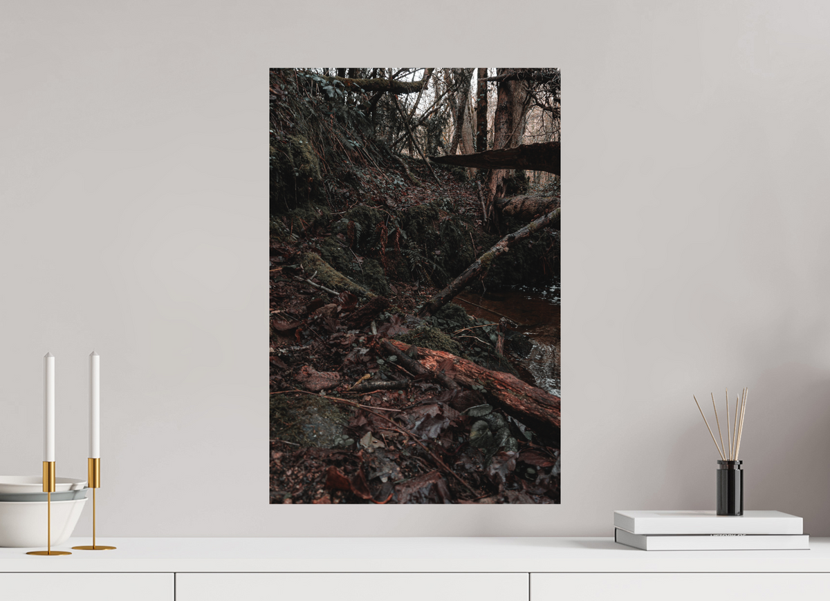 40 x 60 cm, Poster Fuji Crystal DP II mat Le sentier du ruisseau