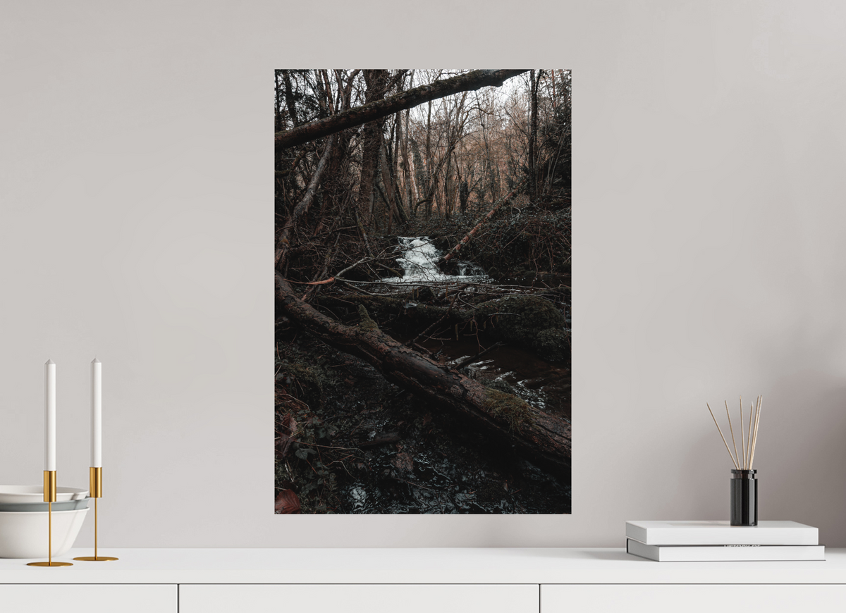 40 x 60 cm, Poster Fuji Crystal DP II mat La cascade au loin