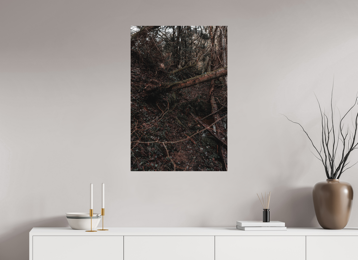 60 x 90 cm, Poster Fuji Crystal DP II mat Le bois tombé