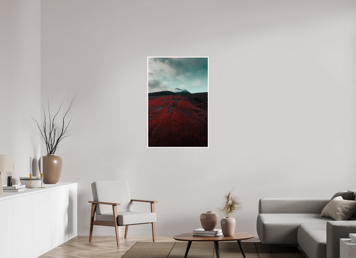 70 x 105 cm, Shopify Entre le Pariou et le puy de Dôme, sentier de lave