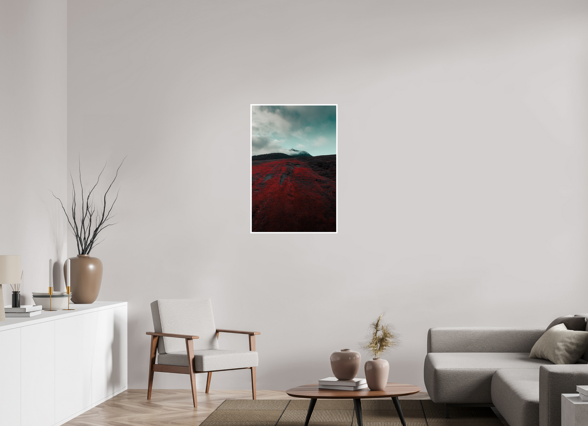 60 x 90 cm, Shopify Entre le Pariou et le puy de Dôme, sentier de lave