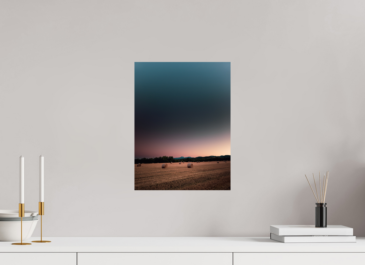 30 x 40 cm, Poster Fuji Crystal Pearl metallise Les bottes de foin