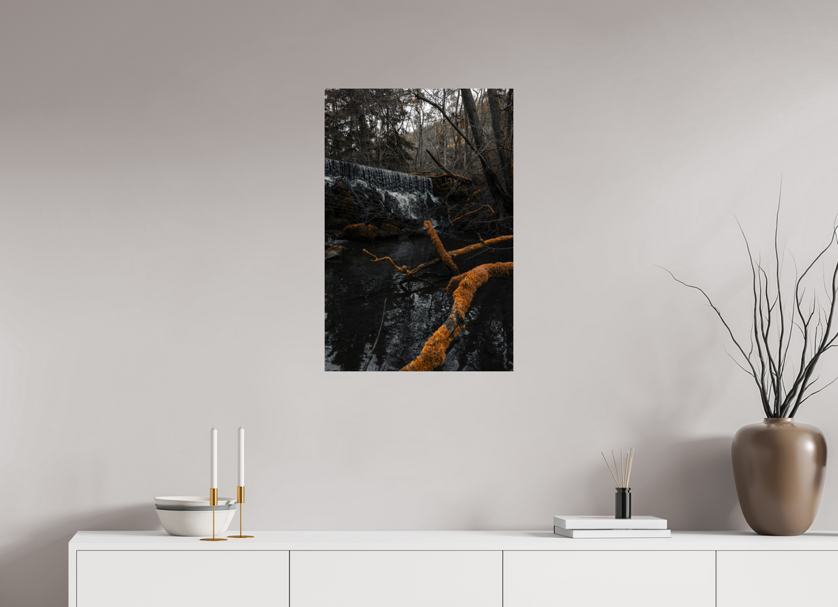 50 x 75 cm, Poster Fuji Crystal Pearl metallise La grande cascade