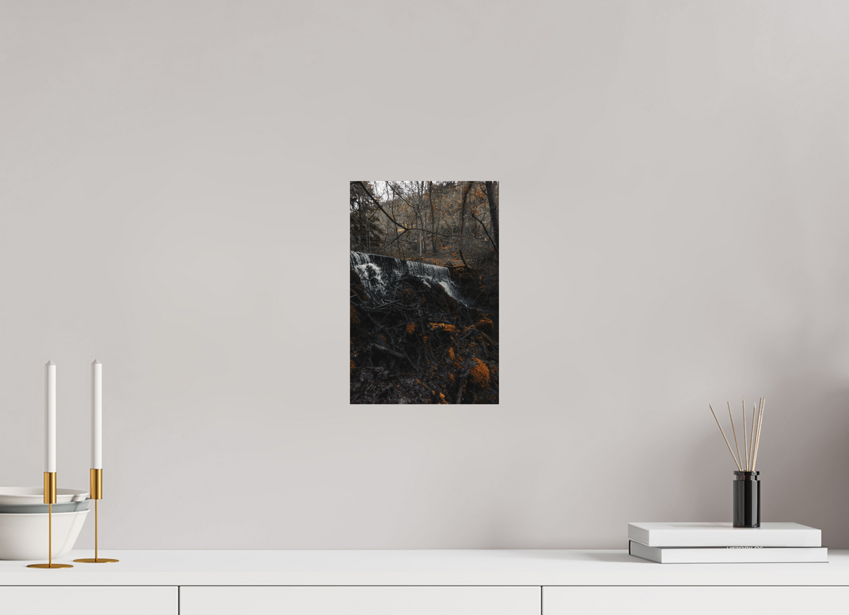 20 x 30 cm, Poster Fuji Crystal DP II mat La cascade et le bois mort
