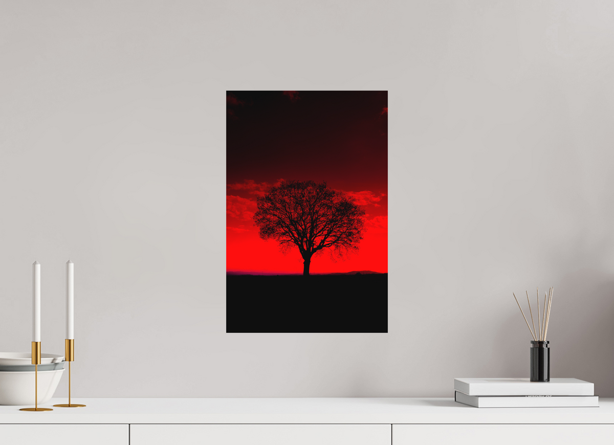30 x 45 cm, Poster Fuji Crystal DP II mat Aube rouge