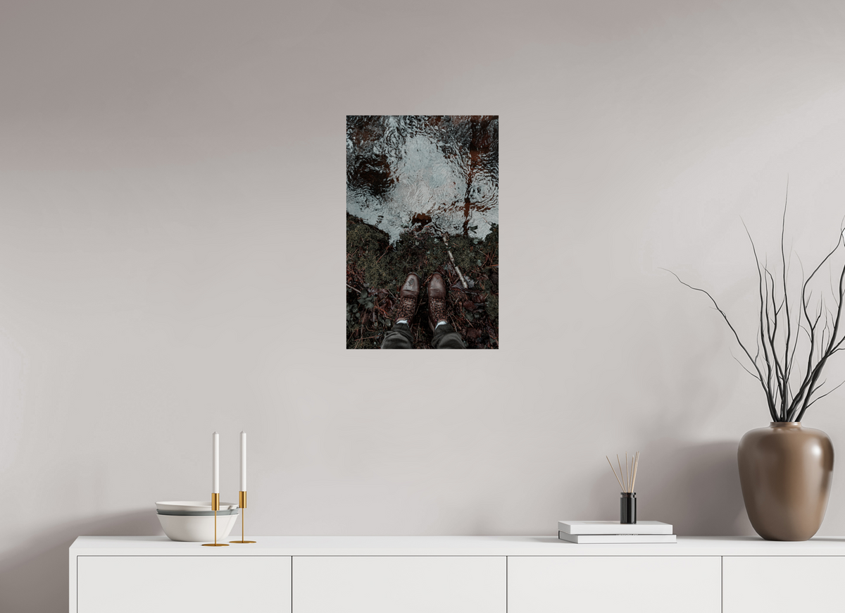 40 x 61,4 cm, Poster Fuji Crystal Pearl metallise Au bord de l'eau