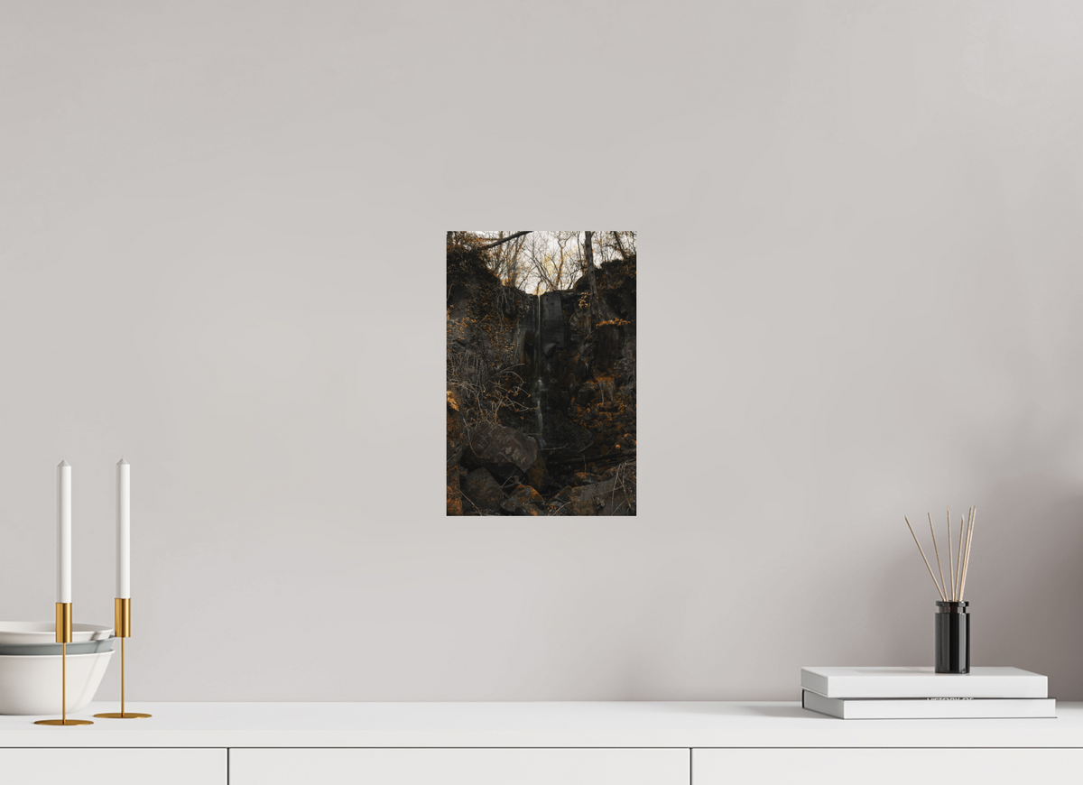 20 x 30 cm, Poster Fuji Crystal DP II mat La cascade sèche