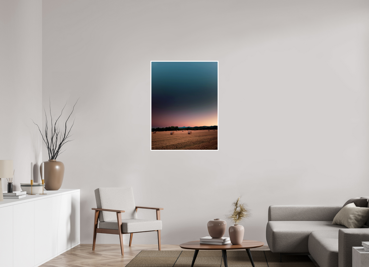 75 x 100 cm, Shopify Été près de Saint-Bonnet, le puy de Dôme au loin