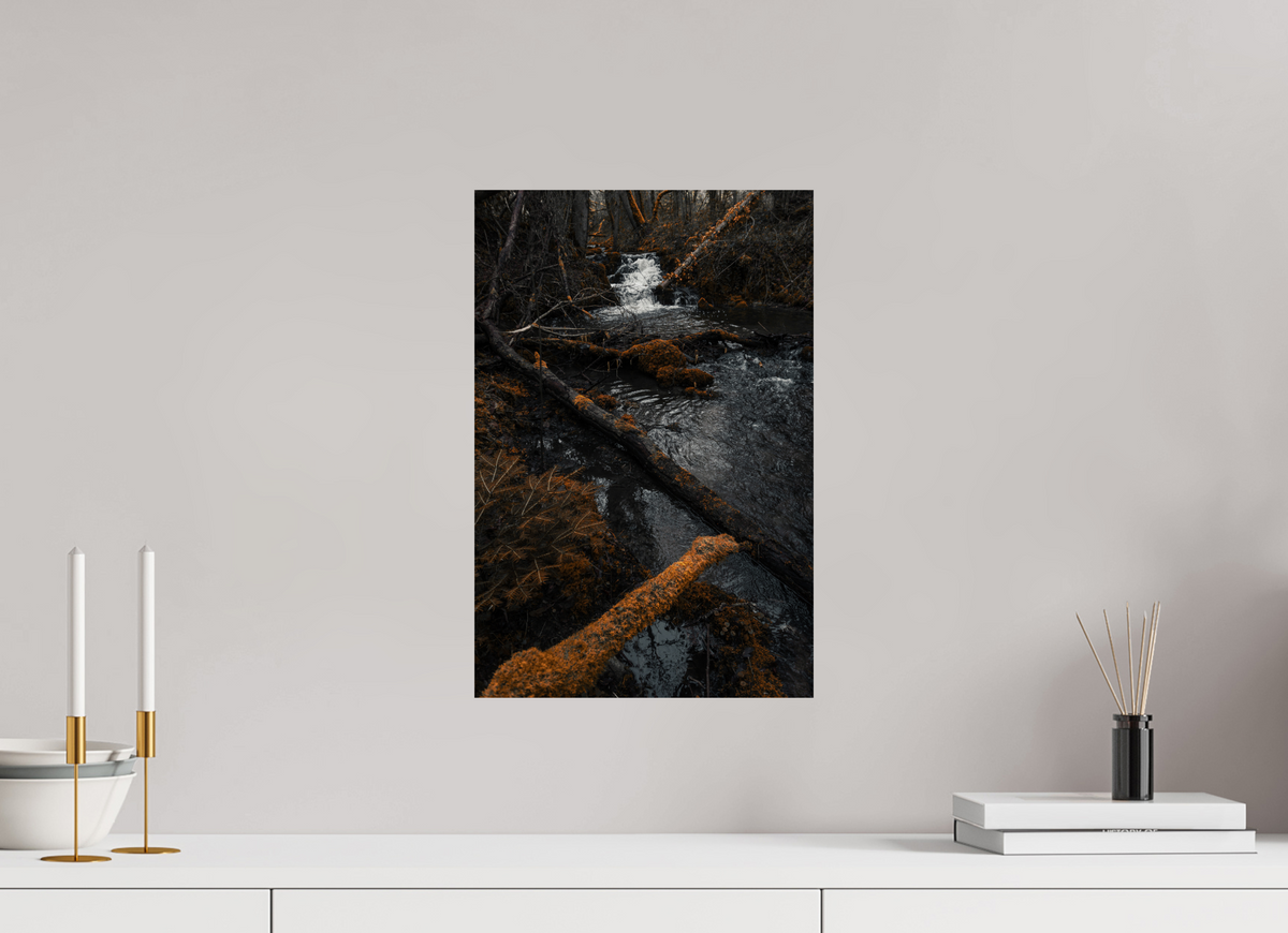 30 x 45 cm, Poster Fuji Crystal Pearl metallise Le torrent doré