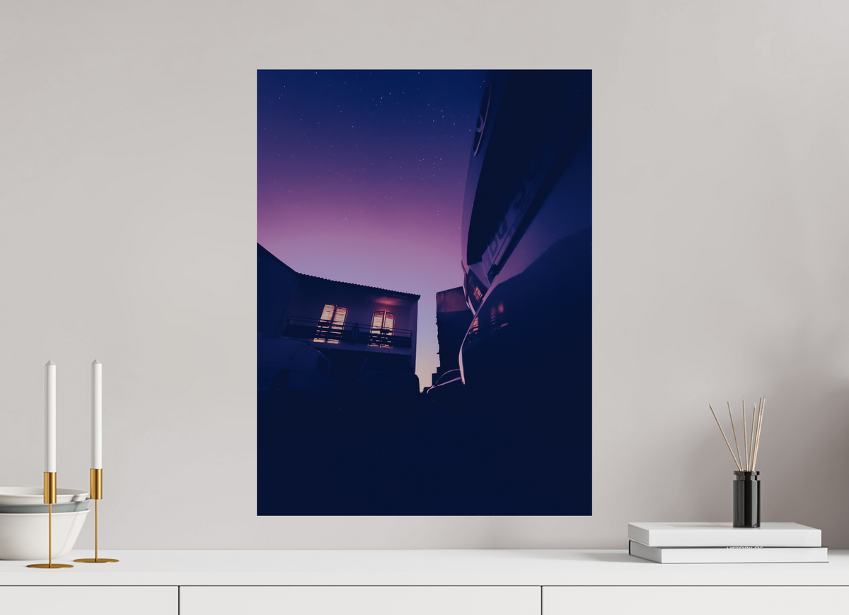 45 x 60 cm, Poster Fuji Crystal Pearl metallise La maison bleue