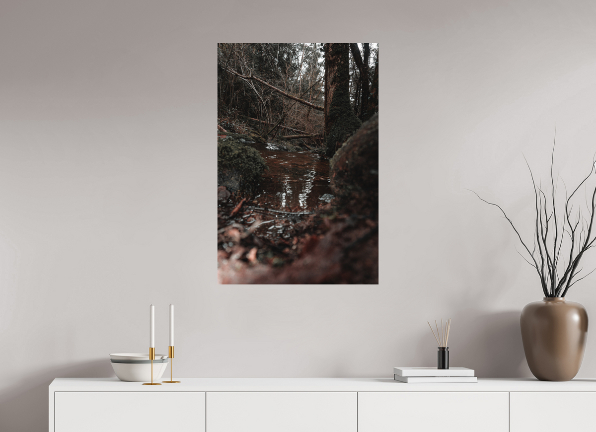 60 x 90 cm, Poster Fuji Crystal DP II mat Le ruisseau caché