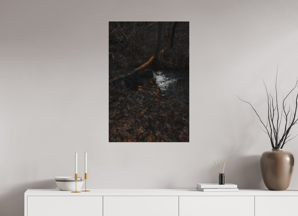 60 x 90 cm, Poster Fuji Crystal DP II mat La source sous les branches