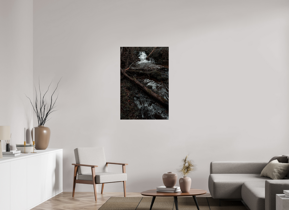 70 x 105 cm, Poster Fuji Crystal Pearl metallise Les petites cascades