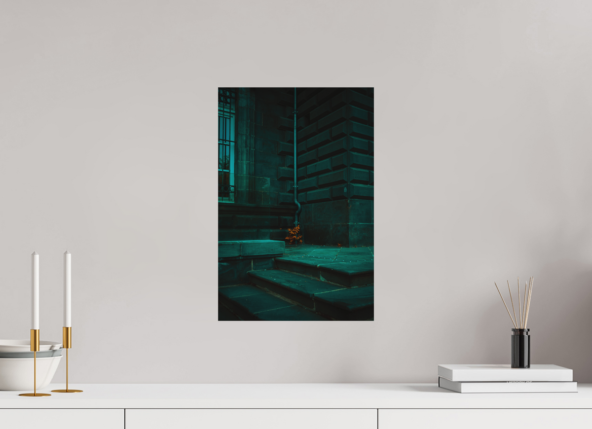30 x 45 cm, Poster Fuji Crystal DP II mat Les marches vertes