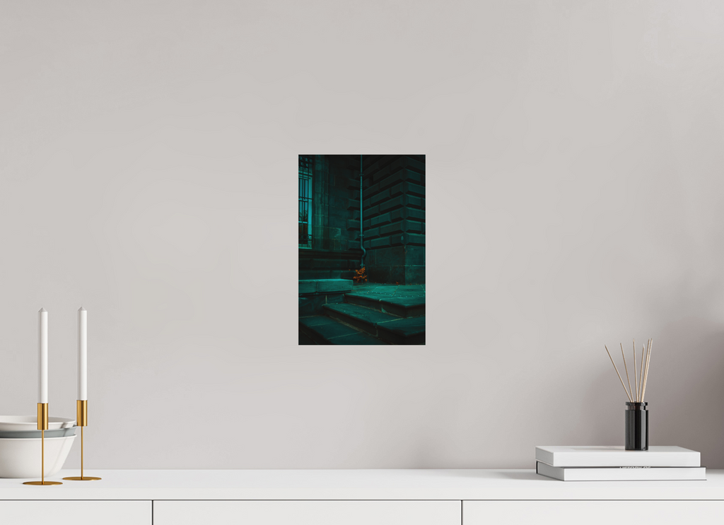 20 x 30 cm, Poster Fuji Crystal DP II mat Les marches vertes