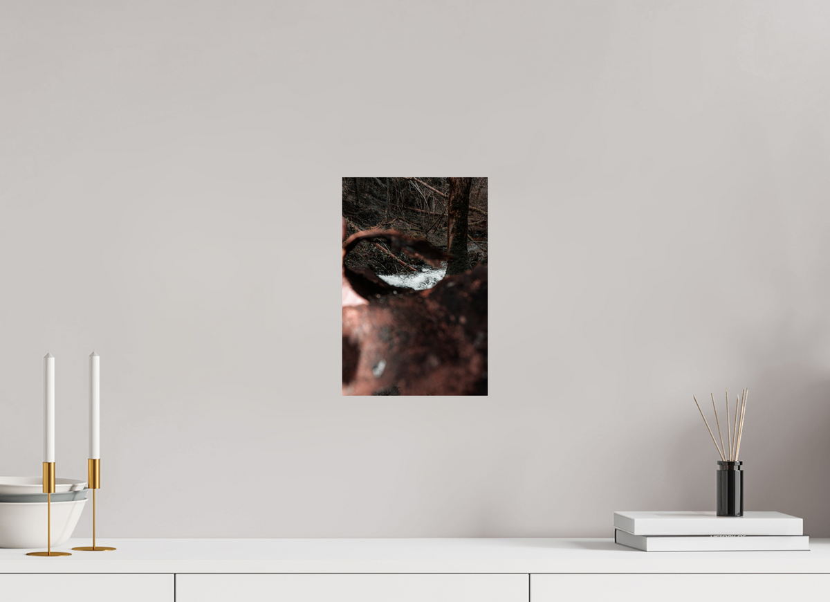 20 x 30 cm, Poster Fuji Crystal Pearl metallise La cascade dans l'écorce