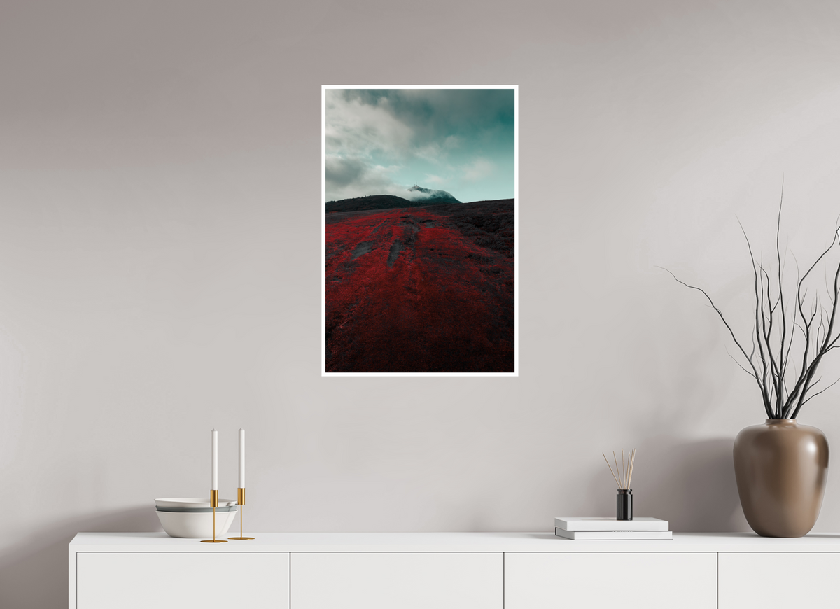 50 x 75 cm, Shopify Entre le Pariou et le puy de Dôme, sentier de lave