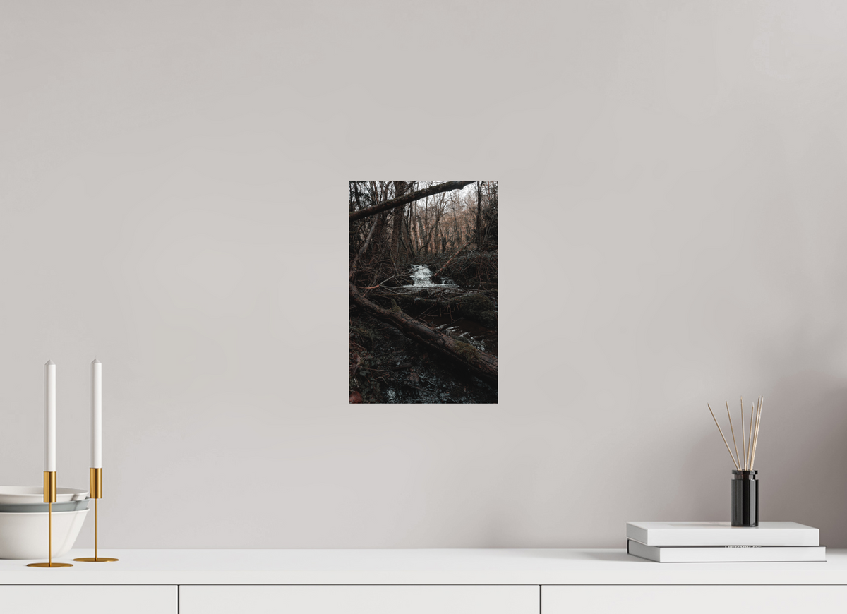 20 x 30 cm, Poster Fuji Crystal DP II mat La cascade au loin
