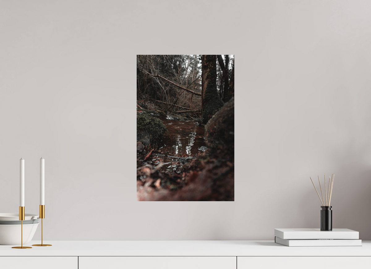 30 x 45 cm, Poster Fuji Crystal DP II mat Le ruisseau caché