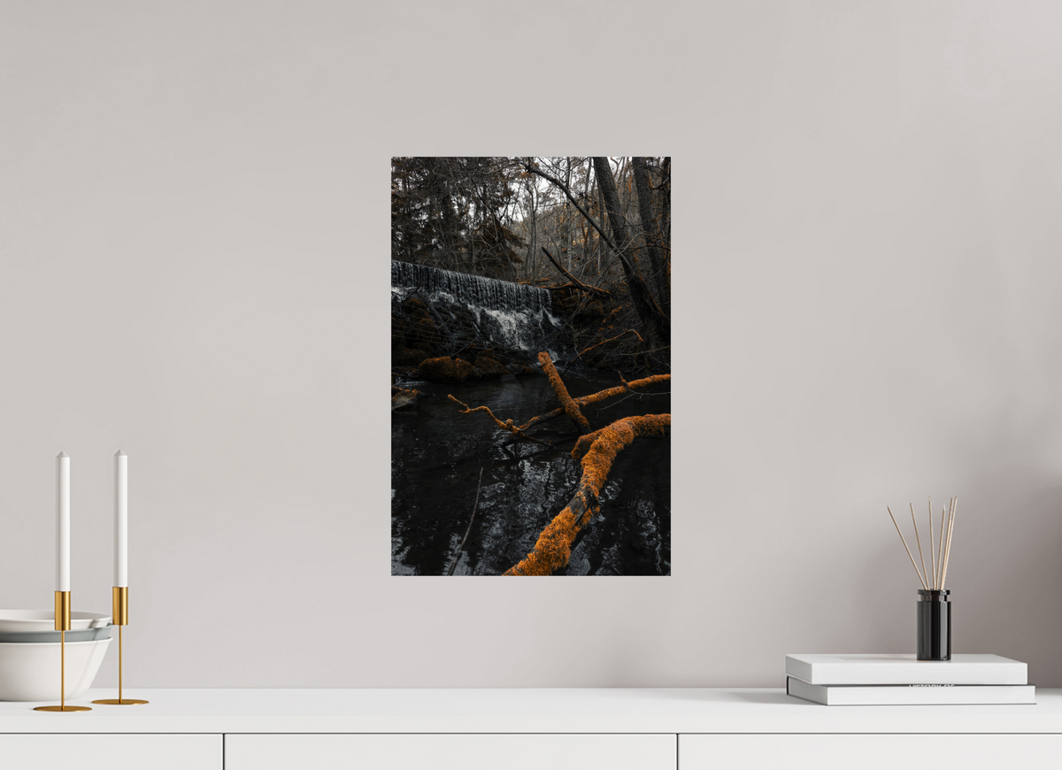30 x 45 cm, Poster Fuji Crystal Pearl metallise La grande cascade