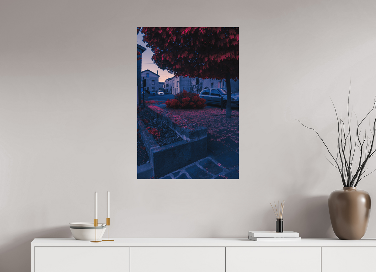 60 x 90 cm, Poster Fuji Crystal DP II mat L'arbre rouge