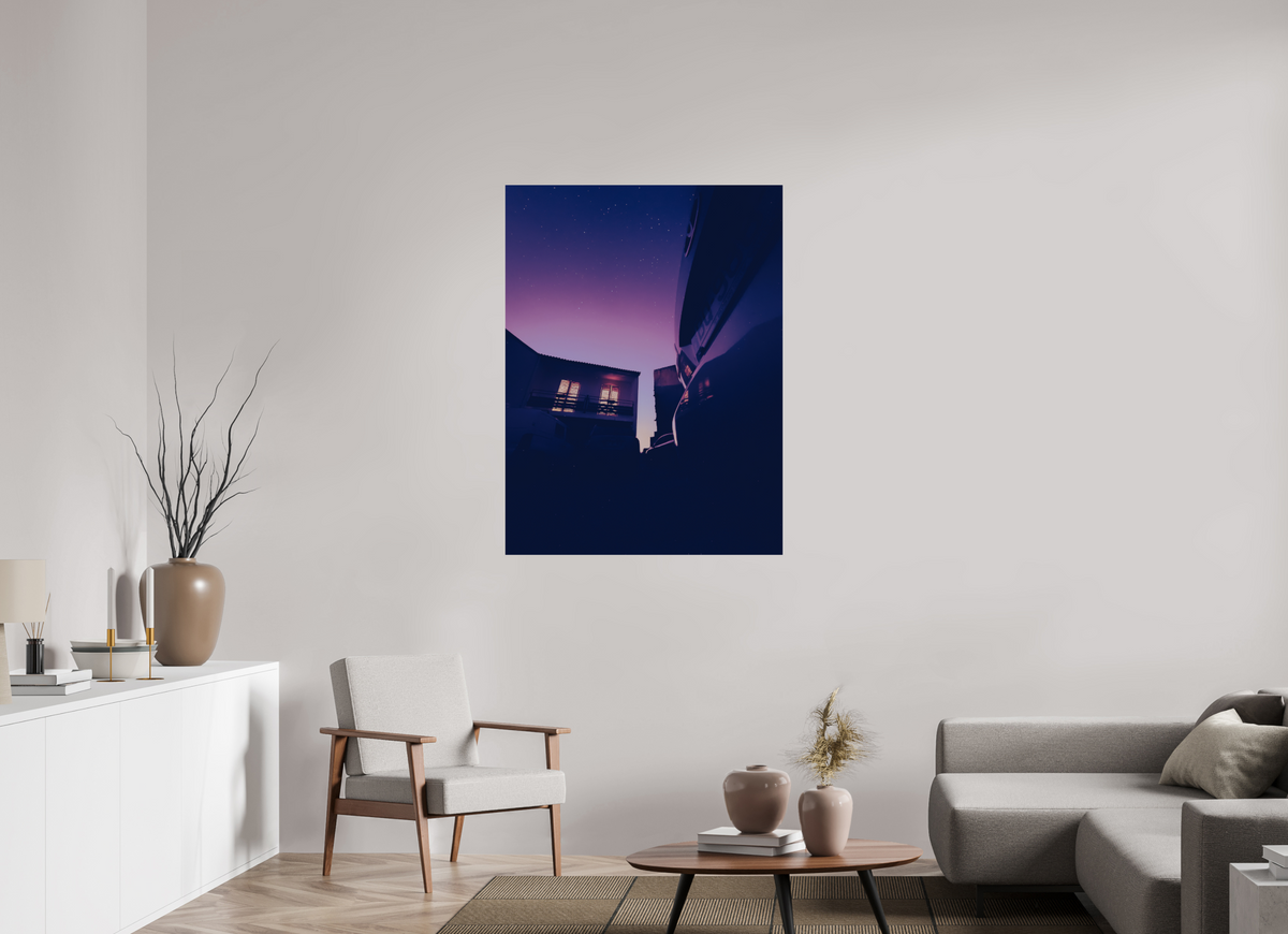 90 x 120 cm, Poster Fuji Crystal Pearl metallise La maison bleue
