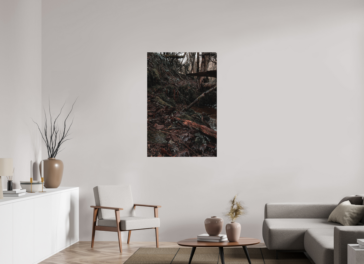 80 x 120 cm, Poster Fuji Crystal DP II mat Le sentier du ruisseau